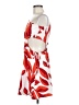Shein 100% Polyester Tropical Red Cocktail Dress Size 6 - photo 5