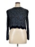 Karin Stevens 100% Rayon Blue Long Sleeve Blouse Size 14 - photo 1
