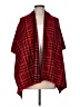 Top It Off 100% Acrylic Red Poncho One size - photo 1