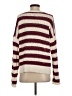 Lands' End Stripes Burgundy Pullover Sweater Size S - photo 2