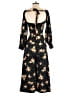 ASOS 100% Polyester Floral Black Jumpsuit Size 2 - photo 2