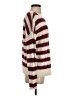 Lands' End Stripes Burgundy Pullover Sweater Size S - photo 4