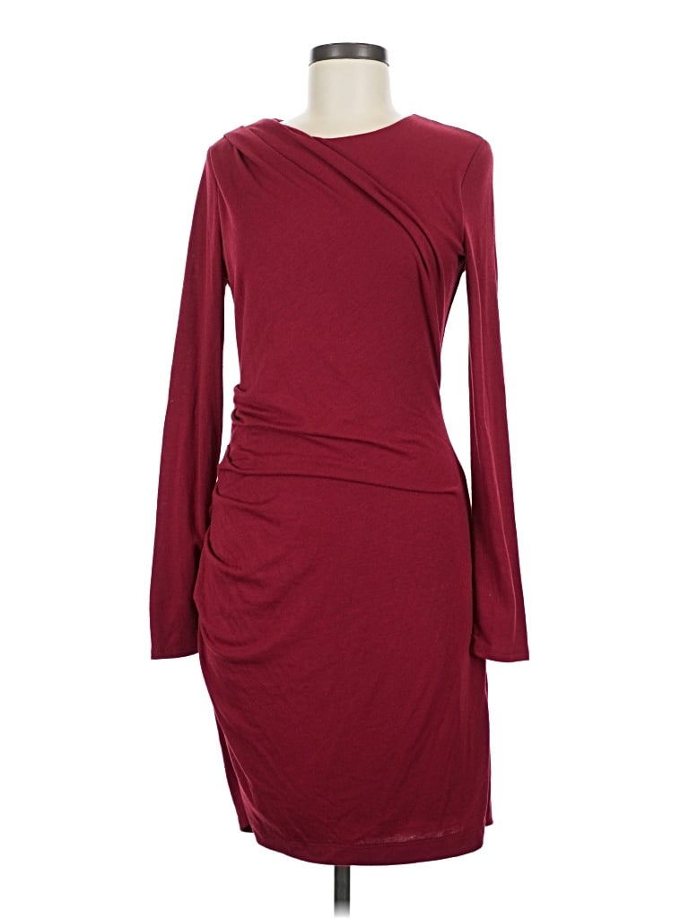 Pre-owned Banana Republic Cocktail Dress In Burgundy