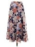 Lulus 100% Polyester Floral Gray Purple Casual Skirt Size S - photo 2