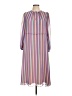 Boden 100% Polyester Stripes Purple Casual Dress Size 10 (petite) - photo 1