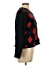 Amanda Smith 100% Acrylic Argyle Black Cardigan Size L - photo 4