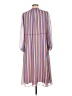 Boden 100% Polyester Stripes Purple Casual Dress Size 10 (petite) - photo 2