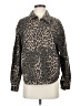 Steve Madden 100% Cotton Animal Print Brown Gold Jacket Size S - photo 1