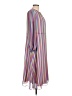 Boden 100% Polyester Stripes Purple Casual Dress Size 10 (petite) - photo 4