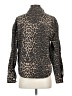Steve Madden 100% Cotton Animal Print Brown Gold Jacket Size S - photo 2