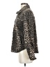 Steve Madden 100% Cotton Animal Print Brown Gold Jacket Size S - photo 5