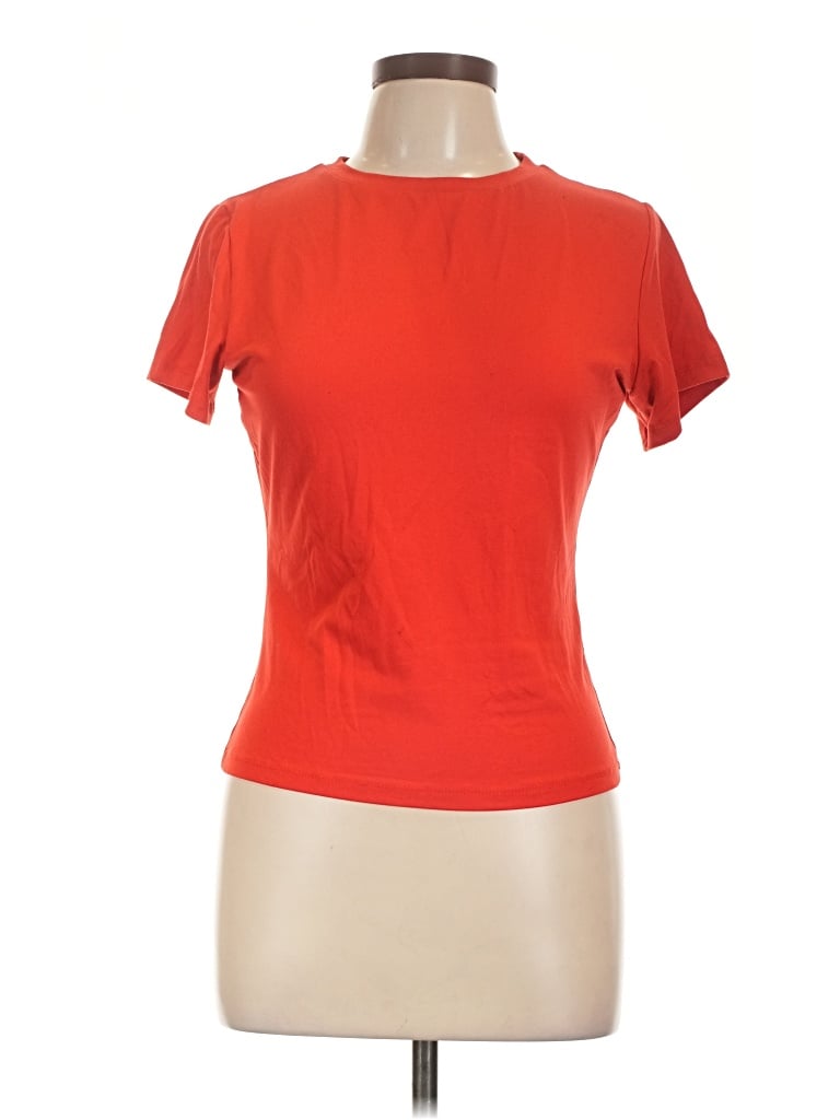 Pre-owned Unbranded Short Sleeve T-shirt In Red