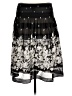 Max Edition 100% Polyester Graphic Black Casual Skirt Size L - photo 2