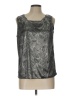 Notations 100% Polyester Silver Sleeveless Blouse Size 12 - photo 1