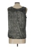 Notations 100% Polyester Silver Sleeveless Blouse Size 12 - photo 2
