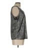 Notations 100% Polyester Silver Sleeveless Blouse Size 12 - photo 4
