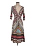 Misia Print Brown Casual Dress Size S - photo 1