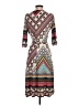 Misia Print Brown Casual Dress Size S - photo 2