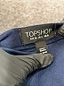 Topshop 100% Polyester Solid Blue Formal Skirt Size 4 - photo 4