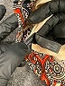 The Limited 100% Polyester Paisley Brown Cocktail Dress Size 4 - photo 8