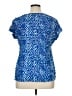 Kim Rogers Blue Short Sleeve Blouse Size 1X - photo 2