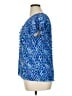 Kim Rogers Blue Short Sleeve Blouse Size 1X - photo 5
