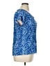 Kim Rogers Blue Short Sleeve Blouse Size 1X - photo 4