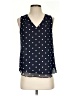 Banana Republic 100% Polyester Polka Dots Blue Sleeveless Blouse Size XS - photo 1