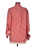 Pleione 100% Polyester Red Long Sleeve Blouse Size M - photo 2