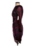 Guess Graphic Burgundy Cocktail Dress Size 4 - photo 5