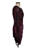 Guess Graphic Burgundy Cocktail Dress Size 4 - photo 4