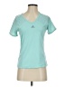 Adidas Teal Short Sleeve Top Size S - photo 1
