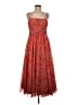 Hutch 100% Polyester Paisley Red Cocktail Dress Size 8 - photo 1