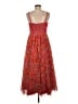 Hutch 100% Polyester Paisley Red Cocktail Dress Size 8 - photo 2