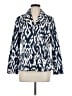Chico's Print Blue Jacket Size Med (1) - photo 1
