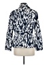 Chico's Print Blue Jacket Size Med (1) - photo 2
