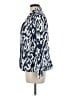 Chico's Print Blue Jacket Size Med (1) - photo 5