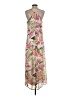 Old Navy 100% Polyester Tropical Tan Casual Dress Size S - photo 2