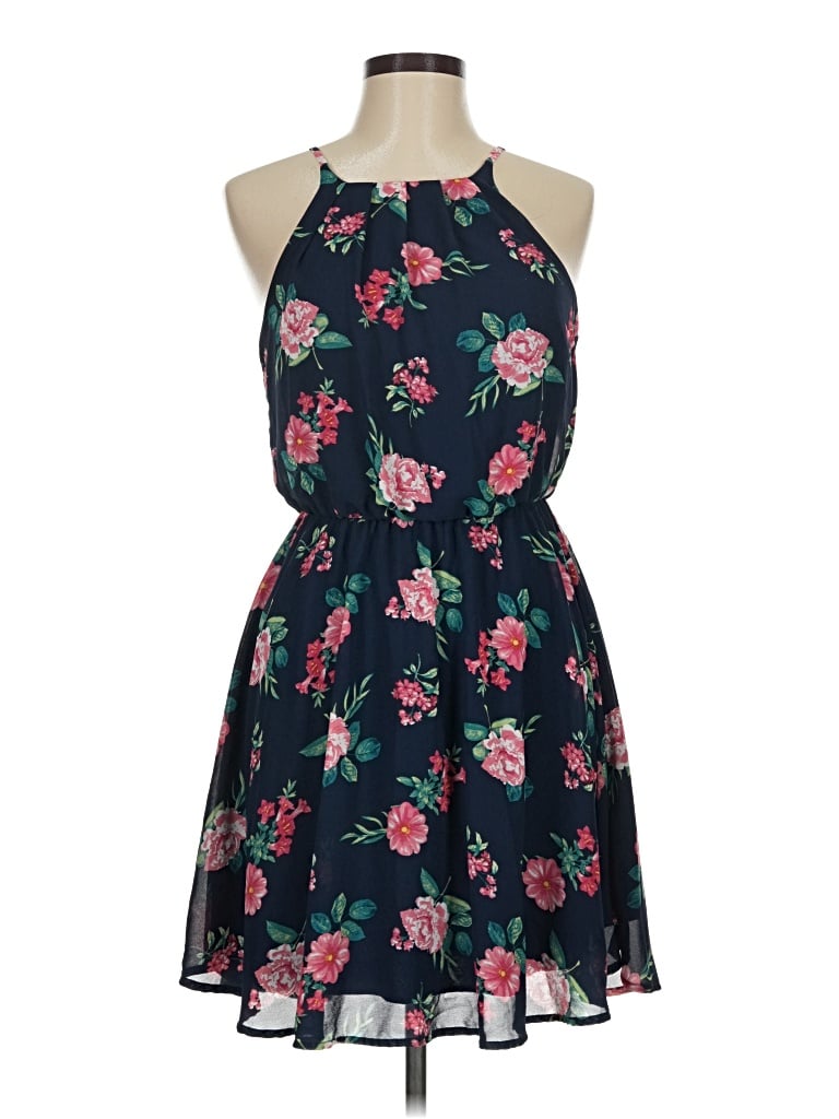 Pre-owned Mi Ami Cocktail Dress In Blue