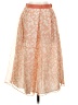 Weekend Max Mara Paisley Orange Formal Skirt Size 2 - photo 1