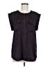 Trouve 100% Polyester Burgundy Short Sleeve Blouse Size M - photo 1