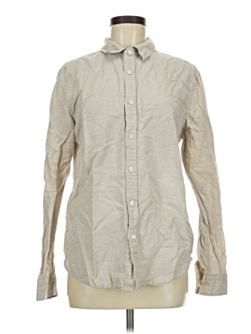 7 For All Mankind Long Sleeve Button-Down Shirt (view 1)