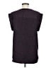 Trouve 100% Polyester Burgundy Short Sleeve Blouse Size M - photo 2