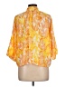 Tart 100% Rayon Orange 3/4 Sleeve Blouse Size L - photo 2