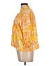 Tart 100% Rayon Orange 3/4 Sleeve Blouse Size L - photo 5
