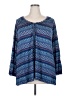 Chelsea Studio 100% Rayon Blue Kimono Size 2X - photo 1