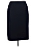 Kasper 100% Polyester Solid Black Formal Skirt Size 16 - photo 1