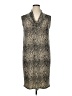 MICHAEL Michael Kors Animal Print Gray Casual Dress Size 1X - photo 1