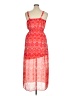 Faded Glory 100% Polyester Paisley Red Cocktail Dress Size 1X - photo 2