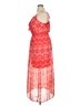 Faded Glory 100% Polyester Paisley Red Cocktail Dress Size 1X - photo 5